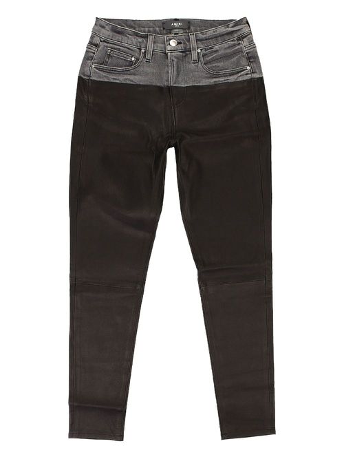 AMIRI leather trousers - Black