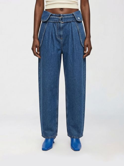 Jeans Woman color Gnawed Blue