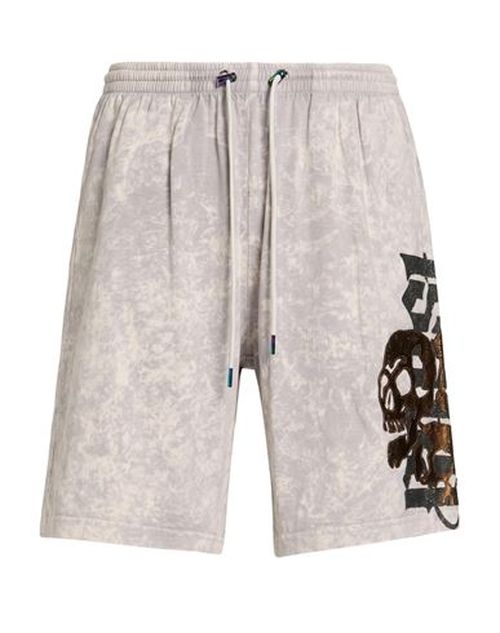 Man Shorts & Bermuda Shorts Light grey Size L Cotton