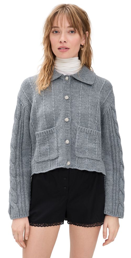 Monroe Cardigan Heather Grey