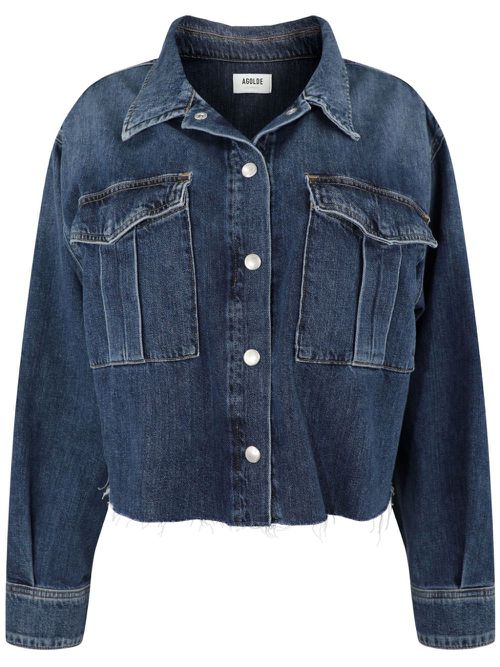 Nyx denim shirt jacket - Blue