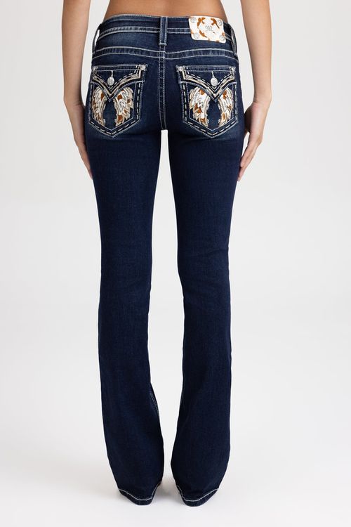 "Marleigh Wings Bootcut Jeans