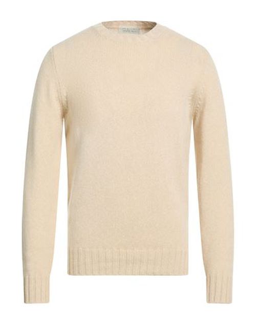 Man Sweater Sand Size 38 Merino Wool