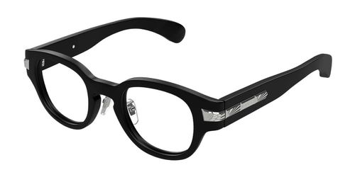 Gucci GG1741OJ Asian Fit Women's Glasses, Black, Size 48