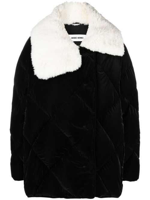 Shearling Queen padded jacket - Black
