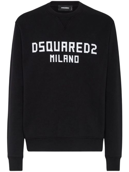 Dsquared2 Milano Logo Black Sweatshirt - Black