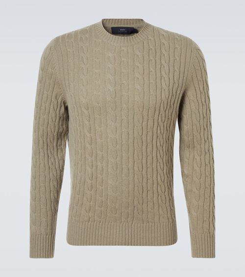 Duke Street cable-knit cashmere sweater