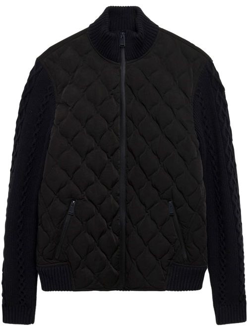 Dunn quilted bomber jacket - Black