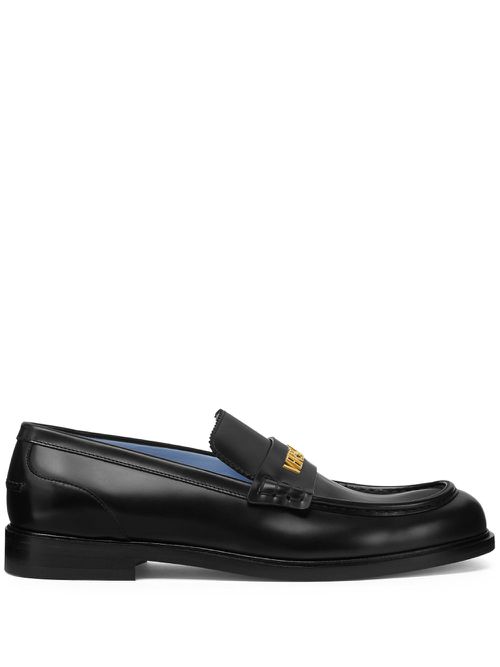 Leather loafers - Black