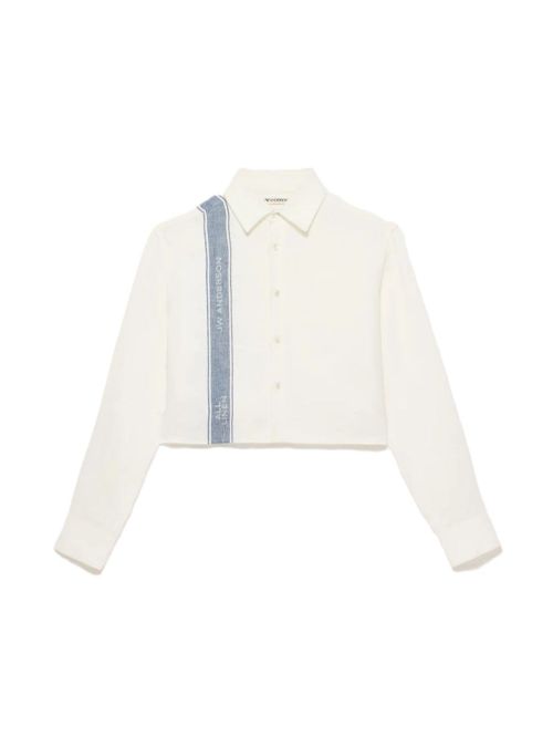 Linen Cropped Shirt
