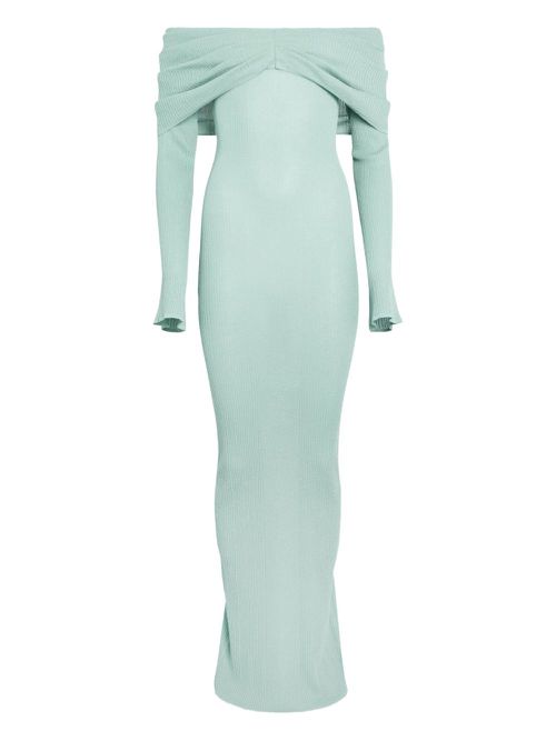 SER.O.YA Xenia knitted maxi dress - Green