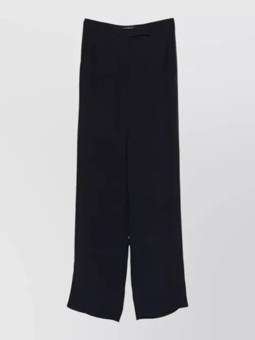 Emporio Armani - straight leg trousers elastic waistband pocket