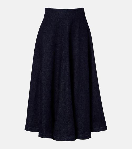 Varda denim midi skirt