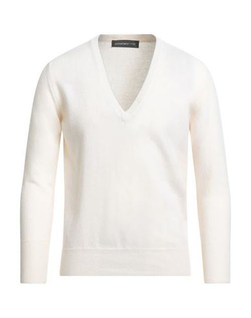 Man Sweater Ivory Size L Wool