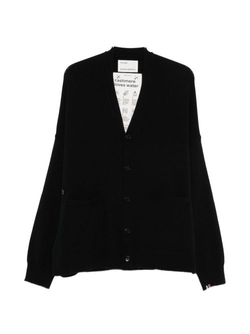 Cashmere Knit Cardigan — Black