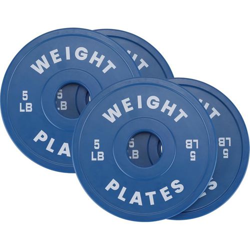Garvee Bumper Plates 2 Inch Rubber Weight Plates Fractional Weights For Strength Training Home Gym Various Sizes Color Coded