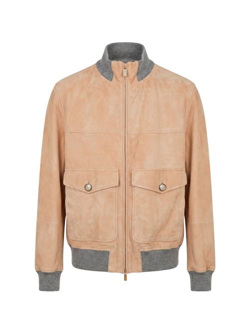 Leather Bomber Jacket