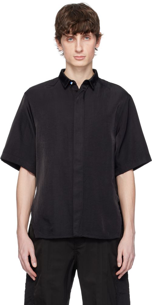 ADER error Black Half Sleeve Product. 57 Shirt