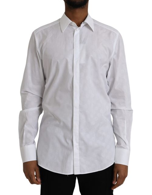 Cotton Dress Shirt Shirt — White