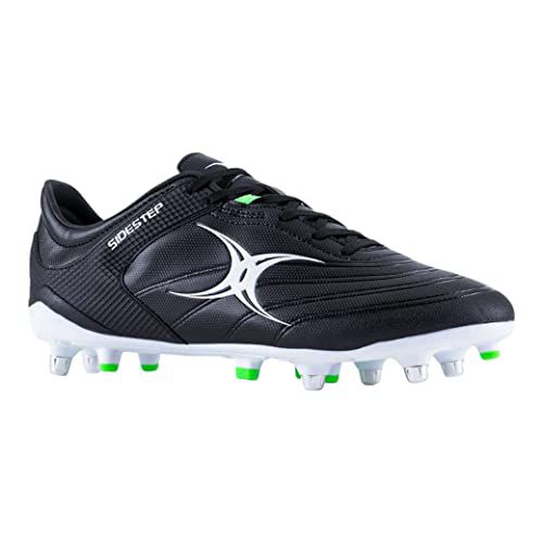 Gilbert Sidestep X15 6S LO Rugby Boot Black