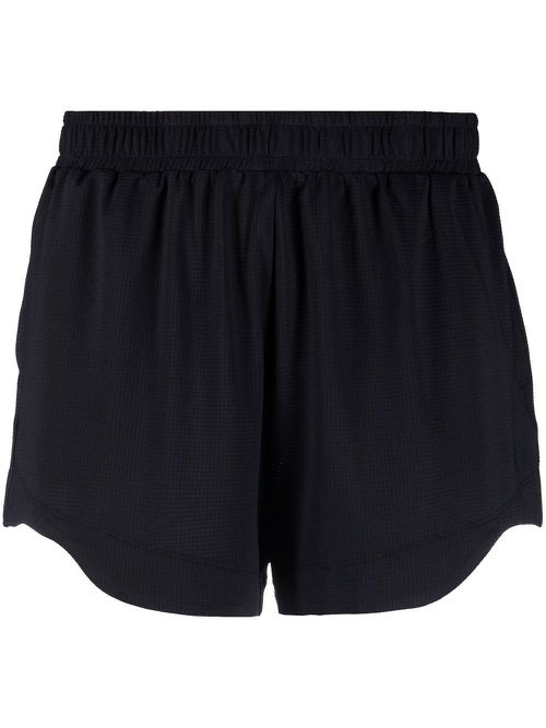 Recycled draped shorts - Black
