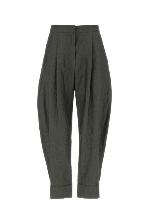 Cotton-Linen Trouser — Gray