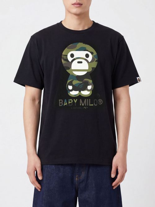 Cotton T-Shirt with Front Graphic Logo Print