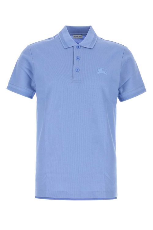 Cerulean Blue Piquet Polo Shirt