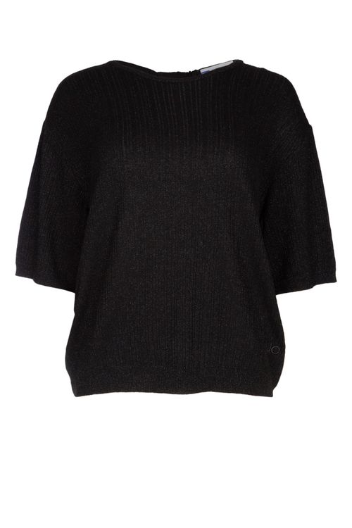 Black Crewneck Top