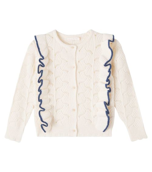 Viviana ruffled cardigan
