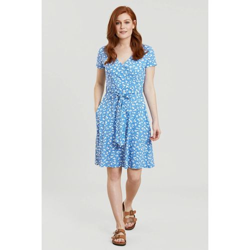 Mountain Warehouse Womens/Ladies Santorini Daisy Jersey UV Protection Dress - Blue - - Blue - 95% Cotton/5% Elastane
