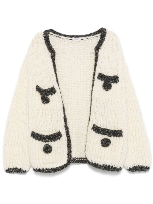 Bouclé cardigan - Neutrals