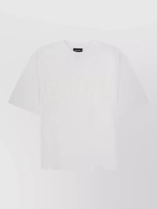 Dsquared2 - crew neck short sleeve cotton logo t-shirt