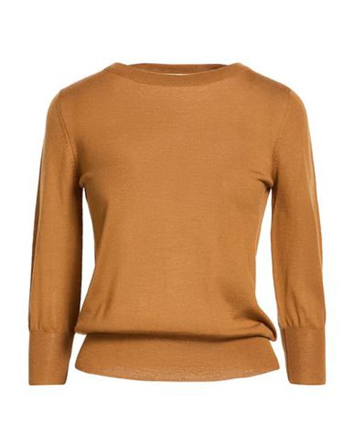 Woman Sweater Camel Size 12 Merino Wool