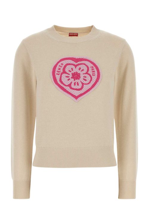 Cream Cotton Blend Sweater