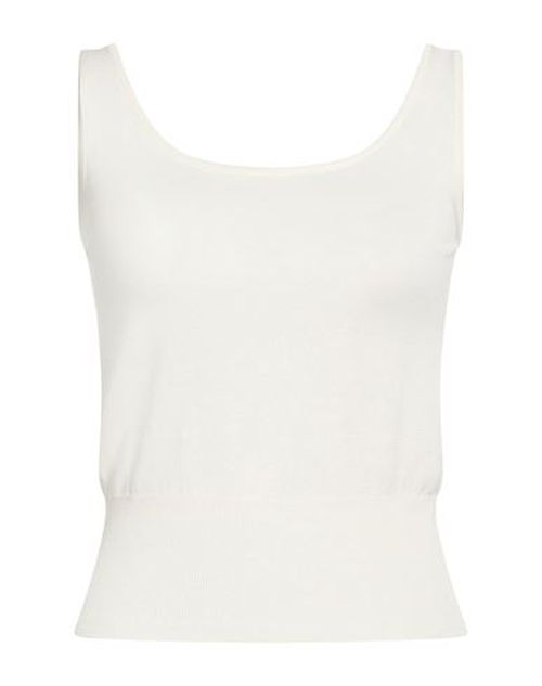 Woman Top Ivory Size S Silk, Viscose
