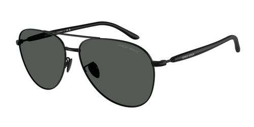 Giorgio Armani AR6162 300187 Men's Sunglasses Black Size 58