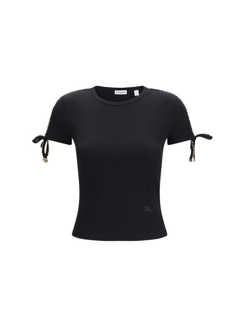 Check T-Shirt — Black