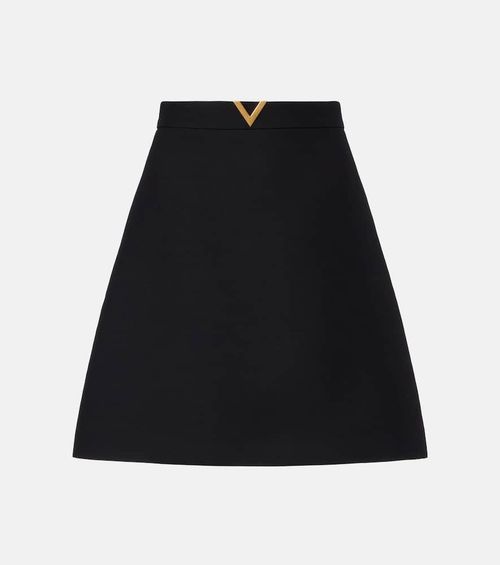 Crepe Couture VGold miniskirt