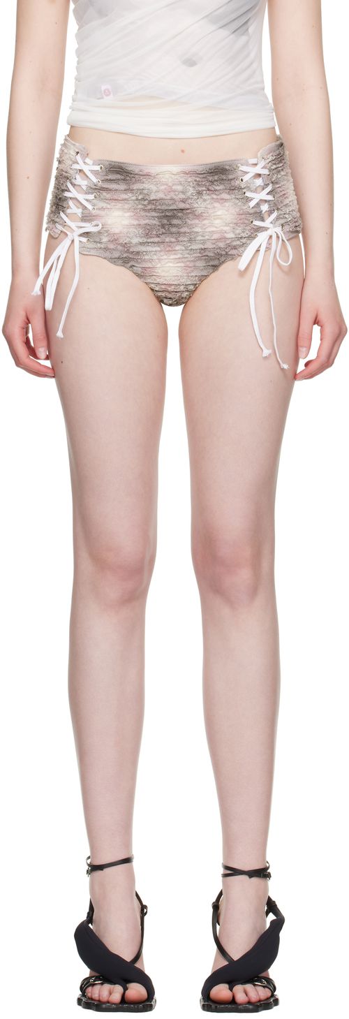 Collina Strada Purple Lace Up Panty Briefs