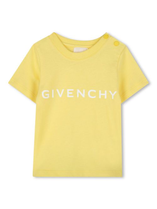 Logo-print T-shirt - Yellow