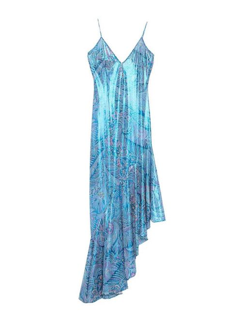Long Light Blue Dress