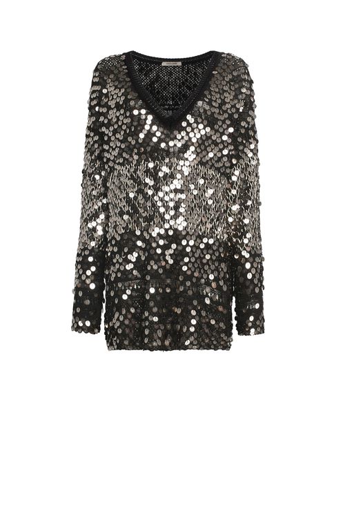 Sequin Embroidered Sweater