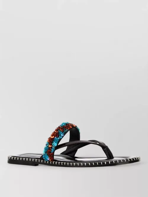 Dries Van Noten - leather thong sanda