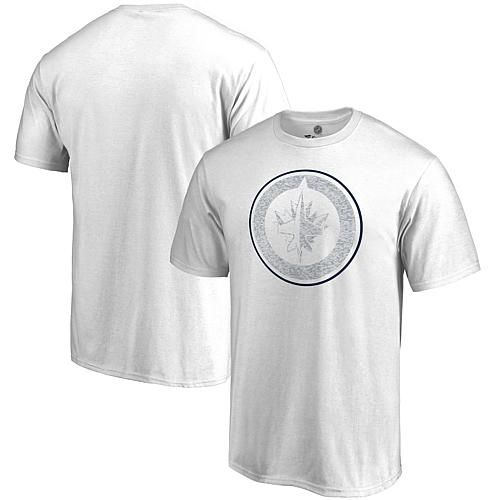 Men's White Winnipeg Jets Whiteout T-Shirt - Size Small