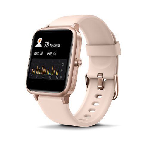 IConnect Active+ 38mm Rose-Gold/Pink PU Strap Smart Watch - Pink