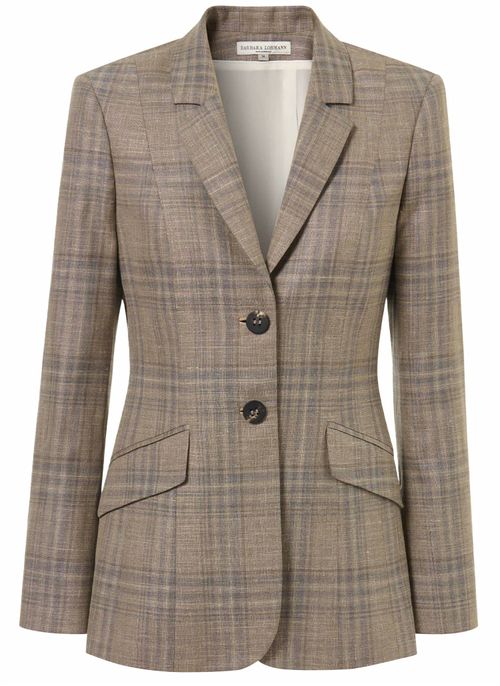 Women's Fairmont Glen Check Single Breasted Jacket In Dessert