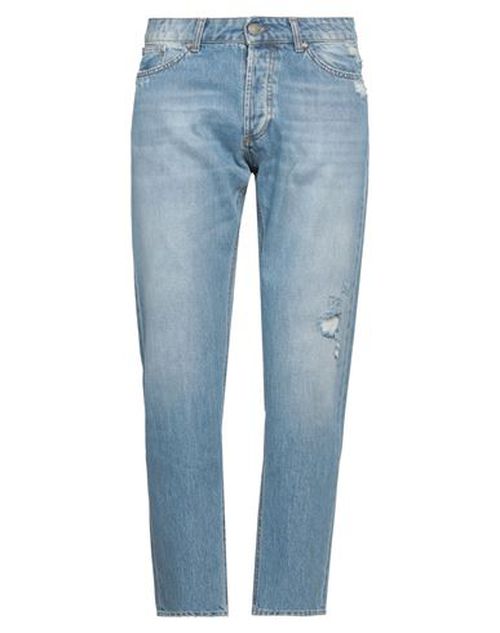 Man Jeans Blue Size 42 Cotton