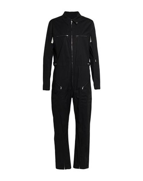 Man Jumpsuit Black Size 36 Cotton, Elastane