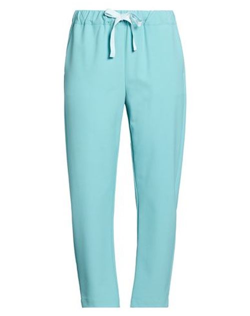 Woman Pants Turquoise Size 4 Polyester, Viscose, Elastane